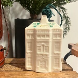 Belleek Hazelwood House 10th Edition Bell Ornament